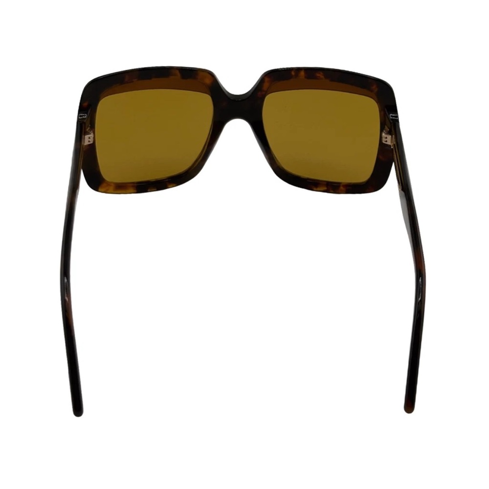 Tom Ford Aurora  Tortoiseshell Square Sunglasses with Amber Lenses - Picture 4 of 9